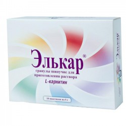 Элькар 10 шт. гран. шип. д/р-ра д/приема внутрь 1000 мг / 5 г