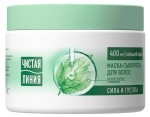Маска-сыворотка для волос, Чистая линия 400 мл Сила и густота с экстрактами крапивы и розмарина банка