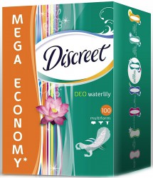 Прокладки женские ежедневные Discreet Део водяная лилия мультиформ 100 шт.