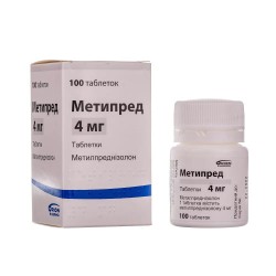Метипред табл. 4 мг 100 шт.