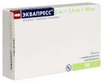 Эквапресс, капсулы с модифицированным высвобождением 5 мг+1.5 мг+10 мг 28 шт